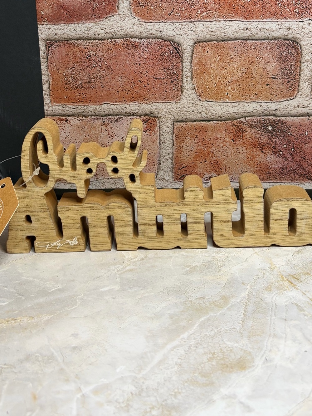 Dolly Parton “Cup of Ambition” Wooden Sign - Picture 4 of 5